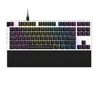 NZXT Function TKL 2022 Clavier de Jeu mécanique pour PC - Lumineux - Commutateurs RVB linéaires - Interrupteurs compatibles MX - Échange à Chaud - Coque en Aluminium - Noir US (QWERTY)