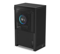 NZXT H2 Flow SFF Noir Boîtier PC avec 2x ventilateurs 120mm supérieurs support 2.5" 181x263x435mm