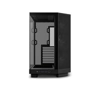 NZXT Boîtier PC H6 FLOW – Moyen tour RGB – Panneau latéral en verre trempé Noir