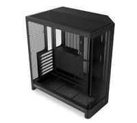 NZXT H6 - Boîtier PC Compact Double Chambre ATX - Noir | Boîtier ATX double chambre jusqu'à 10 ventilateurs 120mm et radiateurs 360mm, avec compatibilité carte mère back-connect.