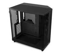 NZXT H6 Flow - Boîtier PC Compact Double Chambre ATX - Noir | Boîtier ATX compact double chambre, verre panoramique et 3 ventilateurs 120mm inclus. Optimisé flux d'air, builds propres.