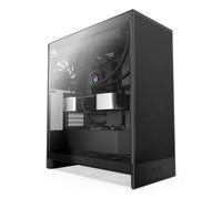 NZXT H7 Flow - Boîtier PC ATX Moyen Format - Refroidissement Optimal - 3 Ventilateurs 120 mm - Radiateur 420 mm - Gestion des câbles - Noir