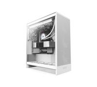 NZXT H7 Flow Midi Tower Blanc (CM-H72FW-01) - Boîtier PC ATX/EATX/microATX/Mini-ITX, 2x3.5", 4x2.5", 3x120mm avant, Radiateurs 360/420mm avant, 140mm arrière, 360mm supérieur