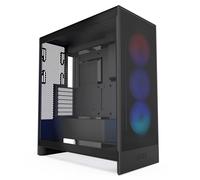 NZXT Boîtier PC H7 Flow RGB – ATX moyen, ventilateurs RGB, 360 mm inclus, gestion des câbles – Noir