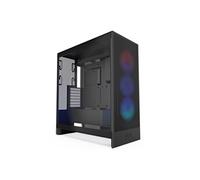 NZXT Boîtier PC H7 Flow RGB – ATX moyen, ventilateurs RGB, 360 mm inclus, gestion des câbles – Noir