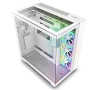 NZXT H9 Elite Boîtier de Jeu PC ATX à Double Chambre - Comprend 3 Ventilateurs Duo RVB F120 de 120 mm avec contrôleur - Panneaux Avant, supérieur et latéraux en Verre - Support de radiateur de 360 mm