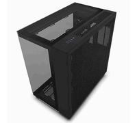 NZXT H9 Elite noir - CM-H91EB-01 - Boîtier Gaming moyen-tour ATX double chambre - Comprend 3 ventilateurs F120 RGB Duo avec Contrôleur - Panneaux supérieur, avant et latéral en verre trempé