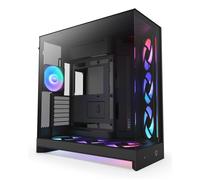 NZXT H9 Flow RGB+ (2025) Black - Boîtier E-ATX avec fenêtre