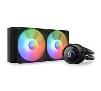 NZXT Kraken 240 RGB - Refroidisseur Liquide pour processeur AIO 240 mm - Écran LCD carré Personnalisable de 1,54" pour Images, mesures de Performance - Pompe Haute Performance - 2 Ventilateurs F120