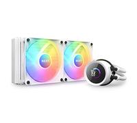 NZXT Kraken 240 RGB RL-KR240-W1 240mm AIO CPU Cooler Customizable 1.54" LCD Display High Performance Pump 2 x F120 RGB Core Fans White