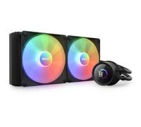 NZXT Kraken 280 RGB - Refroidisseur CPU AIO Liquide 280mm, LCD - Noir | AIO 280mm avec LCD 1,54 po personnalisable et ventilateurs RGB. Affichez temps ou art et synchronisez le RGB via CAM.