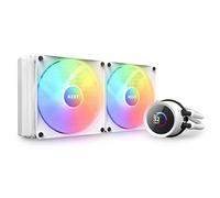 NZXT Kraken 280 RGB - Refroidisseur CPU AIO Liquide 280mm, LCD - Blanc | AIO 280mm avec LCD 1,54 po personnalisable et ventilateurs RGB. Affichez temps ou art et synchronisez le RGB via CAM.
