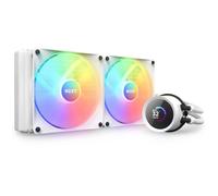 NZXT Refroidisseur de liquide tout-en-un Kraken 280 RGB – Écran LCD, 14 cm, AM5/1700, Blanc