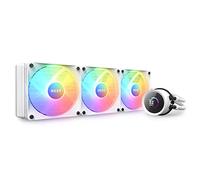 Refroidisseur AIO - NZXT - Kraken Blanc RGB - 360mm - Écran LCD personnalisable - 3 ventilateurs RGB