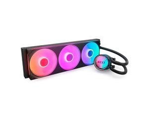 NZXT Kraken Core 360 RGB - Kit de refroidissement liquide pour processeur, radiateur 360mm, 3x120mm, 500-2400 RPM, 75.05 m³/h, sockets LGA 1700/1200/115x/AM5/AM4