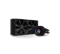 NZXT Kraken Elite 240 Refroidisseur liquide AIO, 2x120mm, 500-1800 RPM, 21.67-78.02 CFM, 17.9-30.6 dBA, compatible Intel/AMD, noir, écran LCD TFT