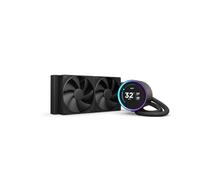 NZXT Kraken Elite 240 - Refroidisseur liquide tout-en-un pour ordinateur - Radiateur 240 mm - Deux ventilateurs F120P - Écran LCD IPS 2,72" personnalisable - Pompe NZXT Turbine - Noir
