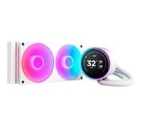 Watercooling - NZXT - RL-KR24E-W2 - Kraken Elite 240 RGB - Écran 2.72"", panneau RGB personnalisable et ventilateurs RGB - Blanc