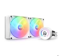 NZXT Refroidisseur AIO Kraken Elite 280 RGB – Écran LCD 2,36'' 2 ventilateurs F140 RGB Blanc