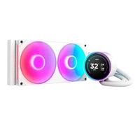 NZXT Refroidisseur liquide CPU Kraken Elite 280 RGB – AIO 280mm – F280 RGB – Écran IPS 2,72 – Blanc