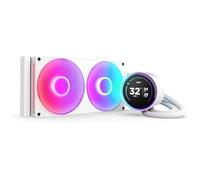 NZXT Refroidisseur liquide CPU Kraken Elite 280 RGB – AIO 280mm – F280 RGB – Écran IPS 2,72 – Blanc