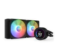 NZXT Kraken Elite 240 RGB - RL-KR24E-B1-240mm AIO CPU Cooler - 2.36" Wide-Angle LCD Display Customizable for GIFs, Images etc - Black
