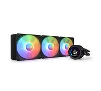 NZXT Kraken Elite RGB 360 - RL-KR36E-B1 - Refroidisseur pour processeur AIO de 360 mm - Écran LCD de 2,36 pouces personnalisable. Pompe haute performance - 3 ventilateurs F120 RGB Core - Noir