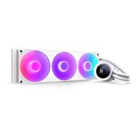NZXT Kraken Plus 360 RGB - Refroidisseur Liquide AIO pour CPU - Radiateur 360mm - Ventilateur à Cadre Unique F360 RGB - Écran LCD carré 1,54" - AMD® AM5, AM4 - Intel® LGA 1851/1700, 1200/115X - Blanc