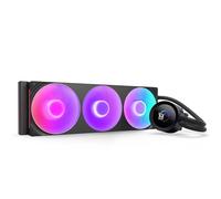 NZXT Kraken Plus 360 RGB - Refroidisseur CPU AIO 360mm, LCD - Noir | AIO 360mm, LCD personnalisable, ventilateur F360 RGB Core et pompe Turbine. Meilleurs thermiques, RGB synchronisé CAM.