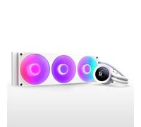 NZXT Kraken Plus 360 RGB - Refroidisseur Liquide AIO pour CPU - Radiateur 360mm - Ventilateur à Cadre Unique F360 RGB - Écran LCD carré 1,54" - AMD® AM5, AM4 - Intel® LGA 1851/1700, 1200/115X - Blanc