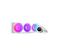 NZXT Watercooling Kraken Plus RL-KR360-W2 360 Écran carré 1,54" personnalisable ventilateurs RGB Blanc