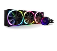 NZXT Kraken X73 RGB 360 mm - RL-KRX73-R1 - Kit Watercooling All-in-One pour CPU - Pompe améliorée - Connecteur RGB - Ventilateurs AER 2 120 mm (3 Inclus) - Noir