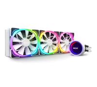 NZXT Kraken X73 RGB 360mm - RL-KRX73-RW - Kit Watercooling All-In-One RGB pour CPU - Conception miroir rotatif infini - Connecteur RGB - Ventilateurs AER RGB 2 120mm (3 inclus) - Blanc