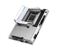 Carte mère de Jeu NZXT N9 X870E - AMD X870E AM5 ATX pour Ryzen 9000/8000/7000-20+2+1, DDR5, 4X M.2, PCIe 5.0, 5GbE, USB 4 - Verrous de libération Rapide M.2, Couverture en métal Complet, PCB Blanc