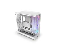 NZXT H9 Flow RGB (2025) White - Boîtier E-ATX blanc avec fenêtre