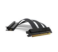 NZXT PCIe 4.0x16 Riser Cable - AB-RC200-B1 - Câble Riser flexible et blindé - Performance haute vitesse - Longueur 200mm