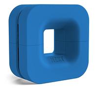 NZXT Puck - Gestion des câblages et de rangement de casque - Taille compacte - Structure en silicone - Aimant puissant pour montage sur boîtier d'ordinateur - Bleu