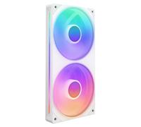 NZXT Ventilateur boîtier F240 RGB Core (Single Frame) – LED multicolore, 500–2400 tr/min, Blanc