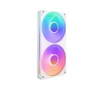 NZXT RF-U24HF-W1 Ventilateur Boîtier PC 120x240mm Blanc, 500-2400 tr/min, 75.12 CFM, 3.3 mmH2O, FDB, 30 dB, LED Multi, 8-Pin