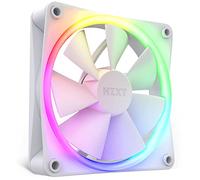 NZXT Ventilateurs RVB F120 - RF-R12SF-W1 - Personnalisation avancée de l'éclairage RVB - Refroidissement silencieux - Simple (ventilateur RVB et contrôleur requis et non inclus) - Ventilateur de 120