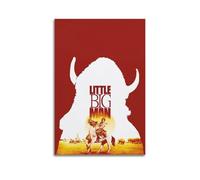 nzzmy Poster de Little Big Man - Couverture artistique vintage - Décoration de chambre à coucher - Affiches sur toile pour chambre à coucher - 30 x 45 cm - Style sans cadre