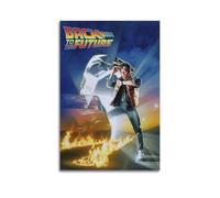 nzzmy Poster Retour vers le futur - Impression sur toile pour chambre à coucher - 30 x 45 cm - Sans cadre