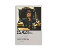 nzzmy Poster Scarface - Couverture artistique vintage - Décoration de chambre à coucher - Affiches sur toile pour chambre à coucher - 30 x 45 cm - Sans cadre