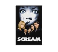 nzzmy Poster Scream - Couverture d'art vintage - Décoration de chambre à coucher - Affiches sur toile pour chambre à coucher - 30 x 45 cm - Sans cadre