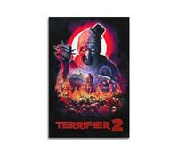 nzzmy Poster Terrifier 2 - Couverture d'art vintage - Décoration de chambre à coucher - Affiches sur toile pour chambre à coucher - 30 x 45 cm - Style sans cadre