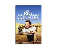 nzzmy Poster The Big Country - Impression sur toile vintage - Décoration de chambre à coucher - 30 x 45 cm - Sans cadre