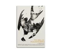 nzzmy Poster « To Kill A Mockingbird » - Couverture artistique vintage - Décoration de chambre à coucher - Affiches sur toile pour chambre à coucher - 20 x 30 cm - Sans cadre