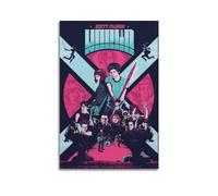 nzzmy Scott Pilgrim VS The World Poster vintage - Décoration de chambre à coucher - Impression sur toile pour chambre à coucher - 20 x 30 cm - Sans cadre