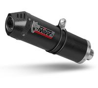 Mivv Oval Kymco Xciting 400i 2013-18 O.010.lvc Homologated Slip On Muffler Argenté Homologated