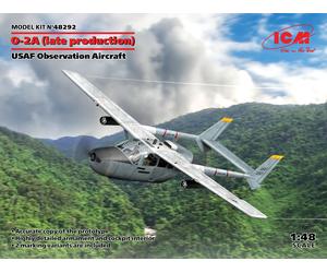 O-2A (Late Production), USAF Observation Avion 1:48 Plastique Model Kit Icm